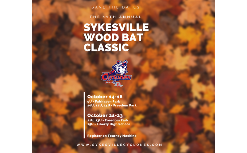 11th Annual Wood Bat Classic - Dates Announced